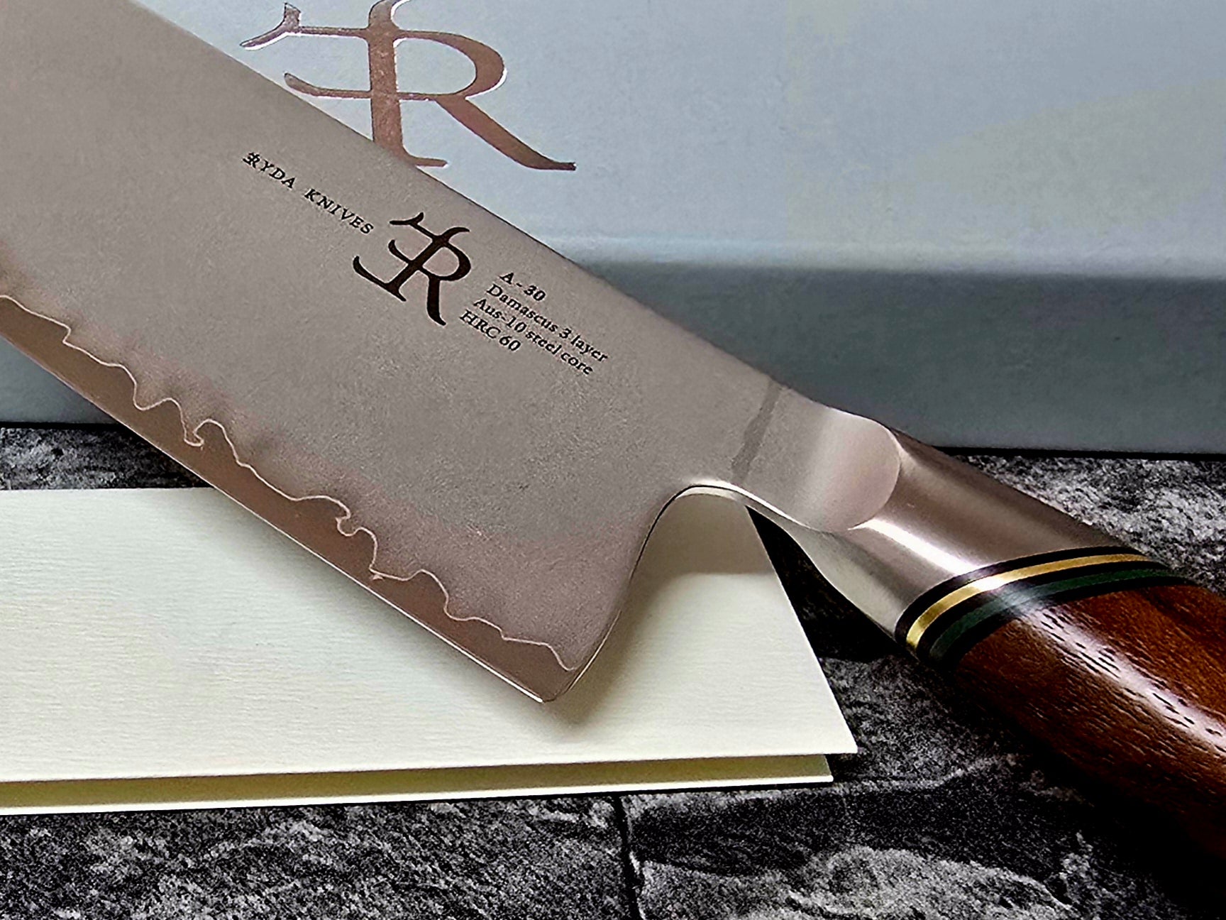 Nakiri Messer der A-30 Serie | Küchenmesser von Ryda Knives