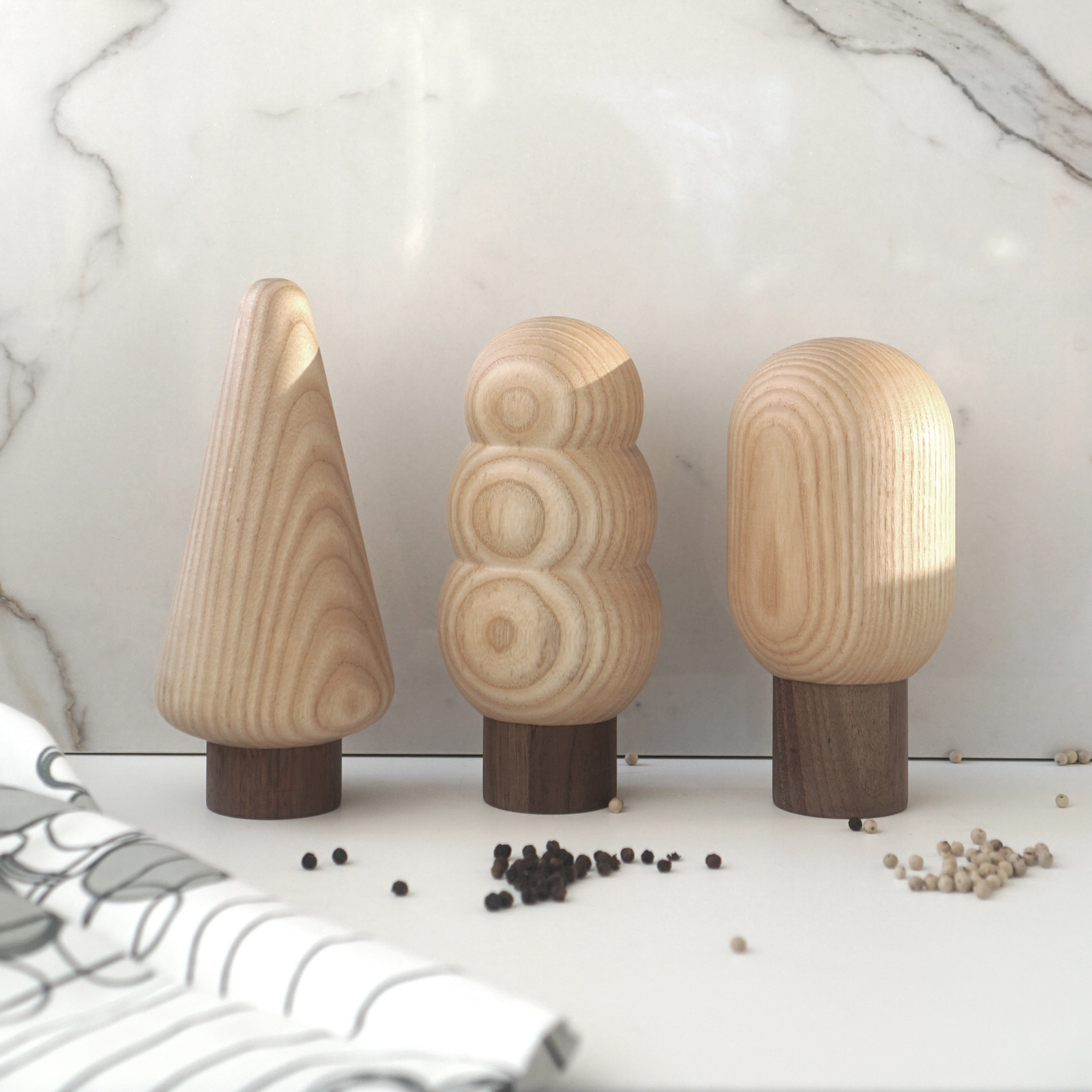 Salz- und Pfeffermühle 3er Set