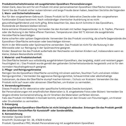 Personalisierung mit Epoxidharz - naturzeugs
