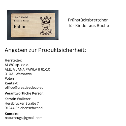 Frühstücksbrettchen klein für Kinder aus Buche – Robust, natürlich, verspielt! - naturzeugs