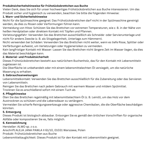 Frühstücksbrettchen klein für Kinder aus Buche – Robust, natürlich, verspielt! - naturzeugs