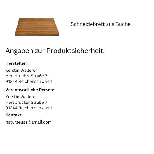 Schneidebrett aus Buche - naturzeugs