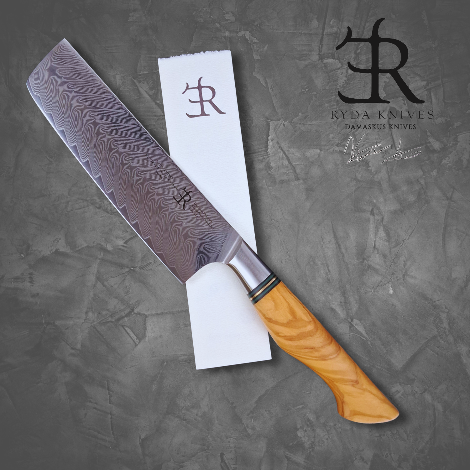 Nakiri-Messer der ST650 Serie | Küchenmesser von Ryda Knives